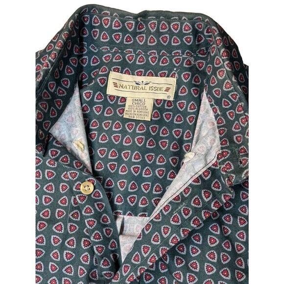 Natural Issue vintage button down fly collared shirt. Size S - Picture 4 of 10